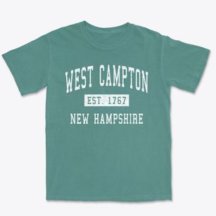 West Campton New Hampshire Classic Established Premium Heavyweight T-shirt