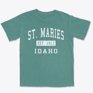 St. Maries Idaho Classic Established Premium Heavyweight T-shirt