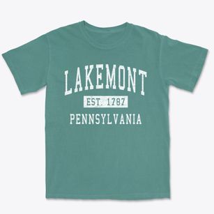 Lakemont Pennsylvania Classic Established Premium Heavyweight T-shirt
