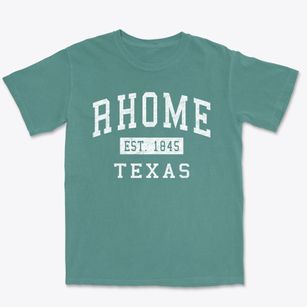 Rhome Texas Classic Established Premium Heavyweight T-shirt