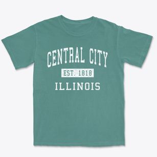 Central City Illinois Classic Established Premium Heavyweight T-shirt