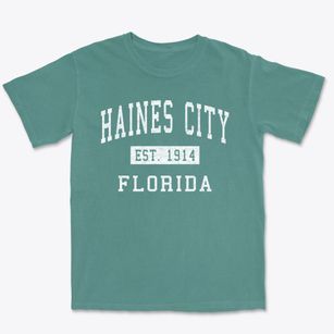 Haines City Florida Classic Established Premium Heavyweight T-shirt