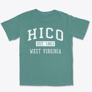 Hico West Virginia Classic Established Premium Heavyweight T-shirt