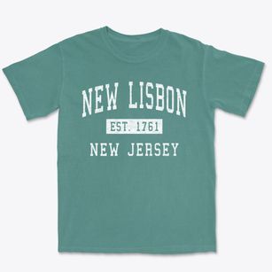 New Lisbon New Jersey Classic Established Premium Heavyweight T-shirt