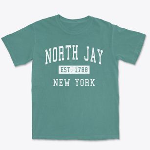 North Jay New York Classic Established Premium Heavyweight T-shirt