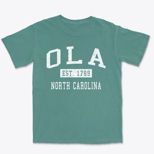 Ola North Carolina Classic Established Premium Heavyweight T-shirt