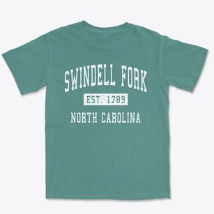 Swindell Fork North Carolina Classic Established Premium Heavyweight T-shirt
