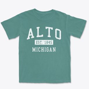 Alto Michigan Classic Established Premium Heavyweight T-shirt