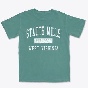 Statts Mills West Virginia Classic Established Premium Heavyweight T-shirt