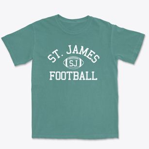 Saint James School Classic Football Premium Heavyweight T-shirt