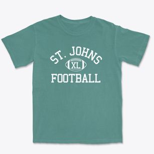 Saint Johns Catholic School Classic Football Premium Heavyweight T-shirt