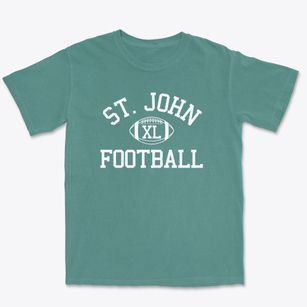 Saint John The Baptist School Classic Football Premium Heavyweight T-shirt