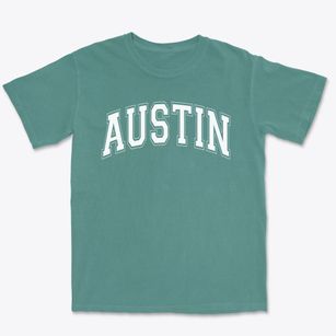 Austin Christian Varsity Arch Premium Heavyweight T-shirt