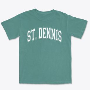 St Dennis Parish Varsity Arch Premium Heavyweight T-shirt