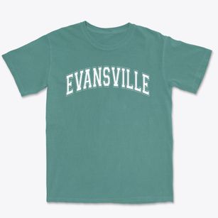 Evansville High School Varsity Arch Premium Heavyweight T-shirt
