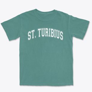 Saint Turibius School Varsity Arch Premium Heavyweight T-shirt