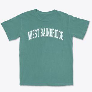 West Bainbridge Middle School Varsity Arch Premium Heavyweight T-shirt