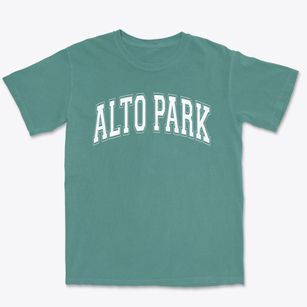 Alto Park Elementary School Varsity Arch Premium Heavyweight T-shirt