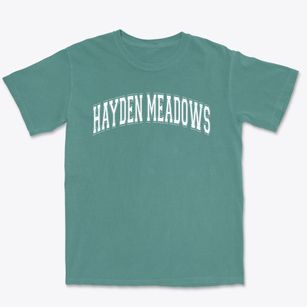 Hayden Meadows Elementary School Varsity Arch Premium Heavyweight T-shirt