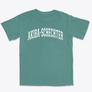 Akiba-schechter Jewish Day School Varsity Arch Premium Heavyweight T-shirt