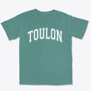 Toulon Elementary School Varsity Arch Premium Heavyweight T-shirt