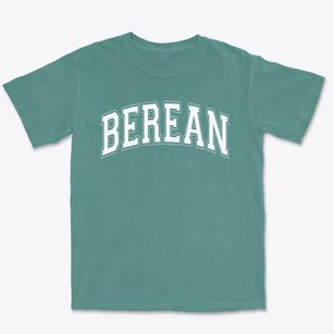 Berean Christian School Varsity Arch Premium Heavyweight T-shirt
