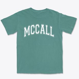 Mccall Senior High School Varsity Arch Premium Heavyweight T-shirt
