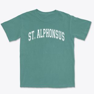 Saint Alphonsus Elementary School Varsity Arch Premium Heavyweight T-shirt