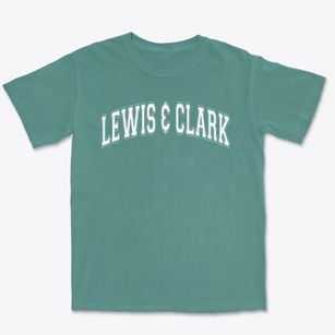Lewis & Clark Middle School Varsity Arch Premium Heavyweight T-shirt
