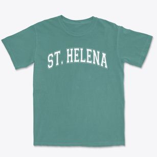 St Helena Parish Varsity Arch Premium Heavyweight T-shirt