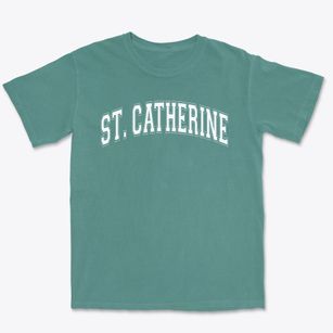 Saint Catherine School Varsity Arch Premium Heavyweight T-shirt