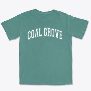 Coal Grove High School Varsity Arch Premium Heavyweight T-shirt