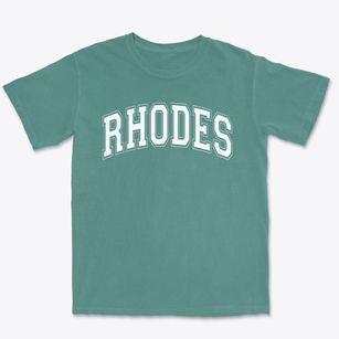 Frances M. Rhodes Elementary School Varsity Arch Premium Heavyweight T-shirt