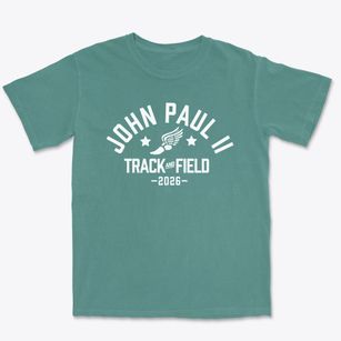 St. John Paul Ii Catholic High School Track and Field Premium Heavyweight T-shirt