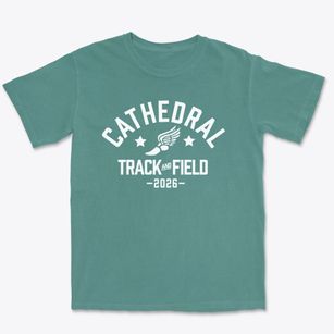 Cathedral School For Boys Track and Field Premium Heavyweight T-shirt