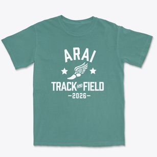 Arai Middle School Track and Field Premium Heavyweight T-shirt