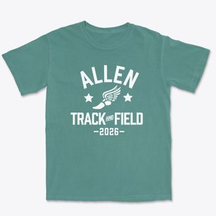 Allen Elementary School Track and Field Premium Heavyweight T-shirt