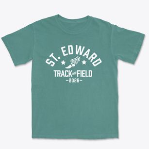 Saint Edward School Track and Field Premium Heavyweight T-shirt