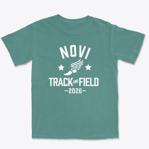 Novi Middle School Track and Field Premium Heavyweight T-shirt