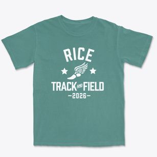 Rice High School Track and Field Premium Heavyweight T-shirt