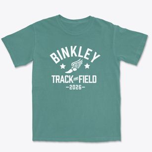 Binkley Elementary School Track and Field Premium Heavyweight T-shirt