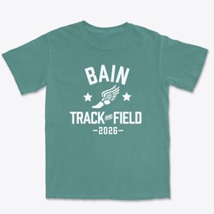 Bain Elementary School Track and Field Premium Heavyweight T-shirt