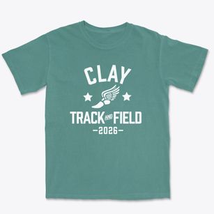 Clay Academy Track and Field Premium Heavyweight T-shirt
