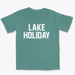 Lake Holiday Illinois Classic Block Premium Heavyweight T-shirt