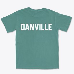 Danville New Hampshire Classic Block Premium Heavyweight T-shirt