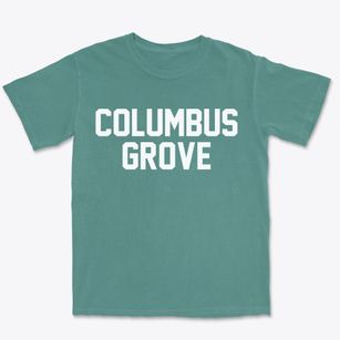 Columbus Grove Ohio Classic Block Premium Heavyweight T-shirt