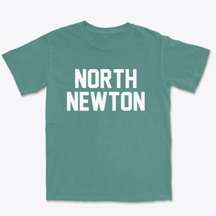 North Newton Kansas Classic Block Premium Heavyweight T-shirt