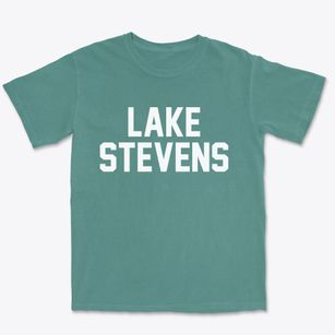 Lake Stevens Washington Classic Block Premium Heavyweight T-shirt