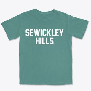 Sewickley Hills Pennsylvania Classic Block Premium Heavyweight T-shirt