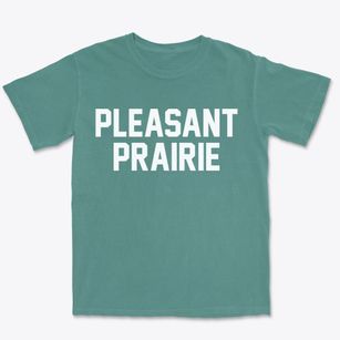 Pleasant Prairie Wisconsin Classic Block Premium Heavyweight T-shirt